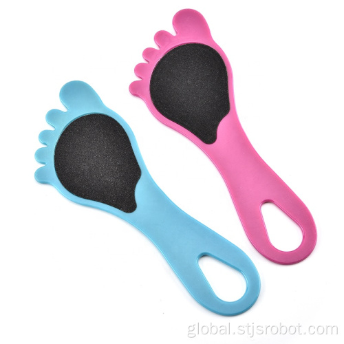 Foot File Series Hot selling Reusable Plastic Pedicure Foot File with Long Handle Factory